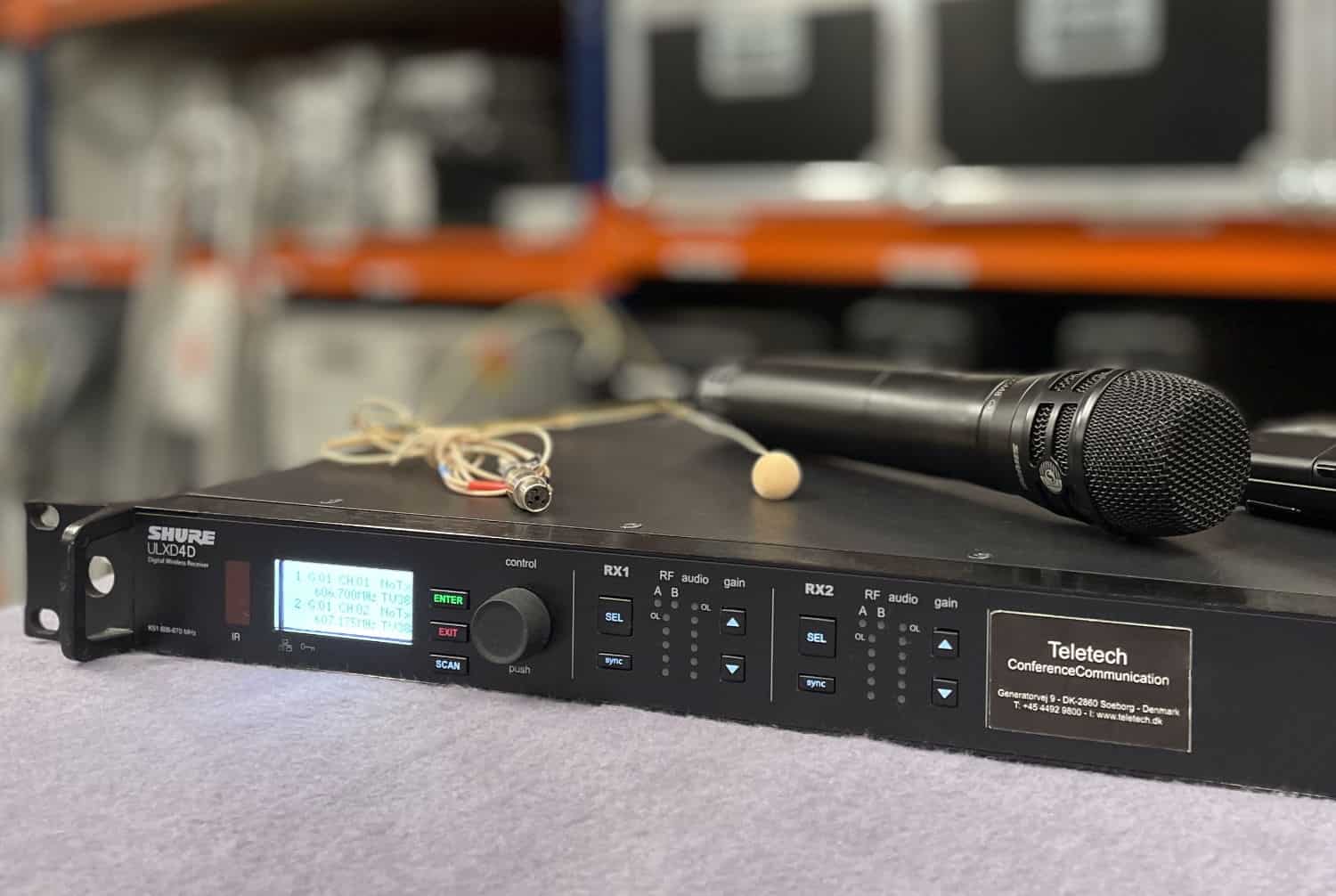 Lej mikrofoner til dit event hos Teletech