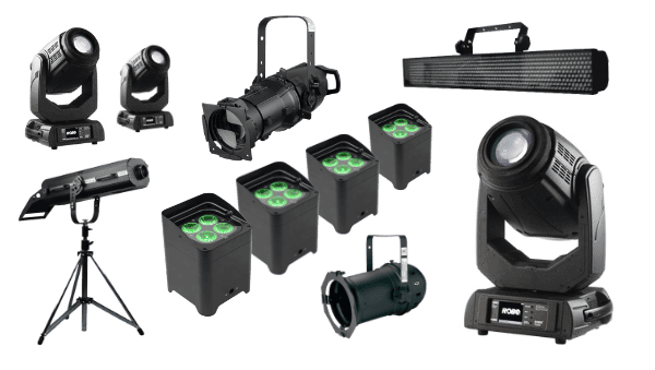 Lej lysudstyr til dit møde, konference eller event.