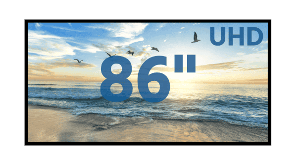 Fladskærm på stander