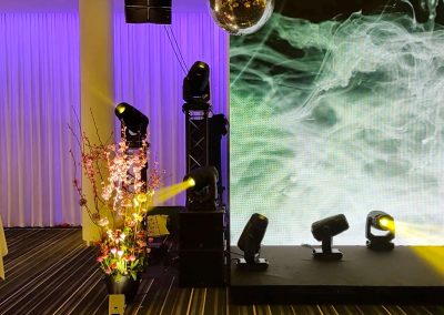 Lej en projektor og lærred til visuelle AV-løsninger