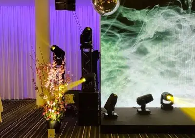 Lej en projektor og lærred til visuelle AV-løsninger