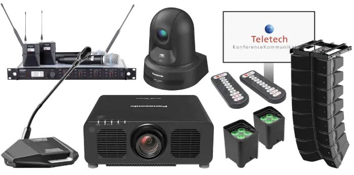 Av udstyr til mødelokaler og konferencer