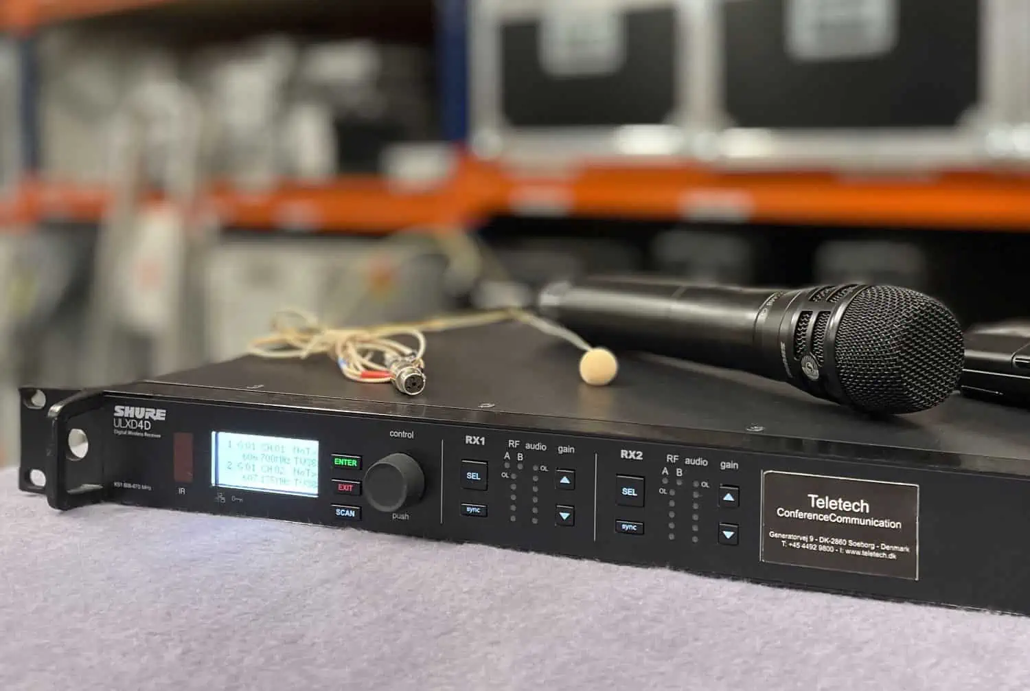 Lej mikrofoner til dit event hos Teletech