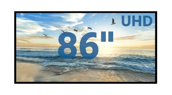 Fladskærm på stander